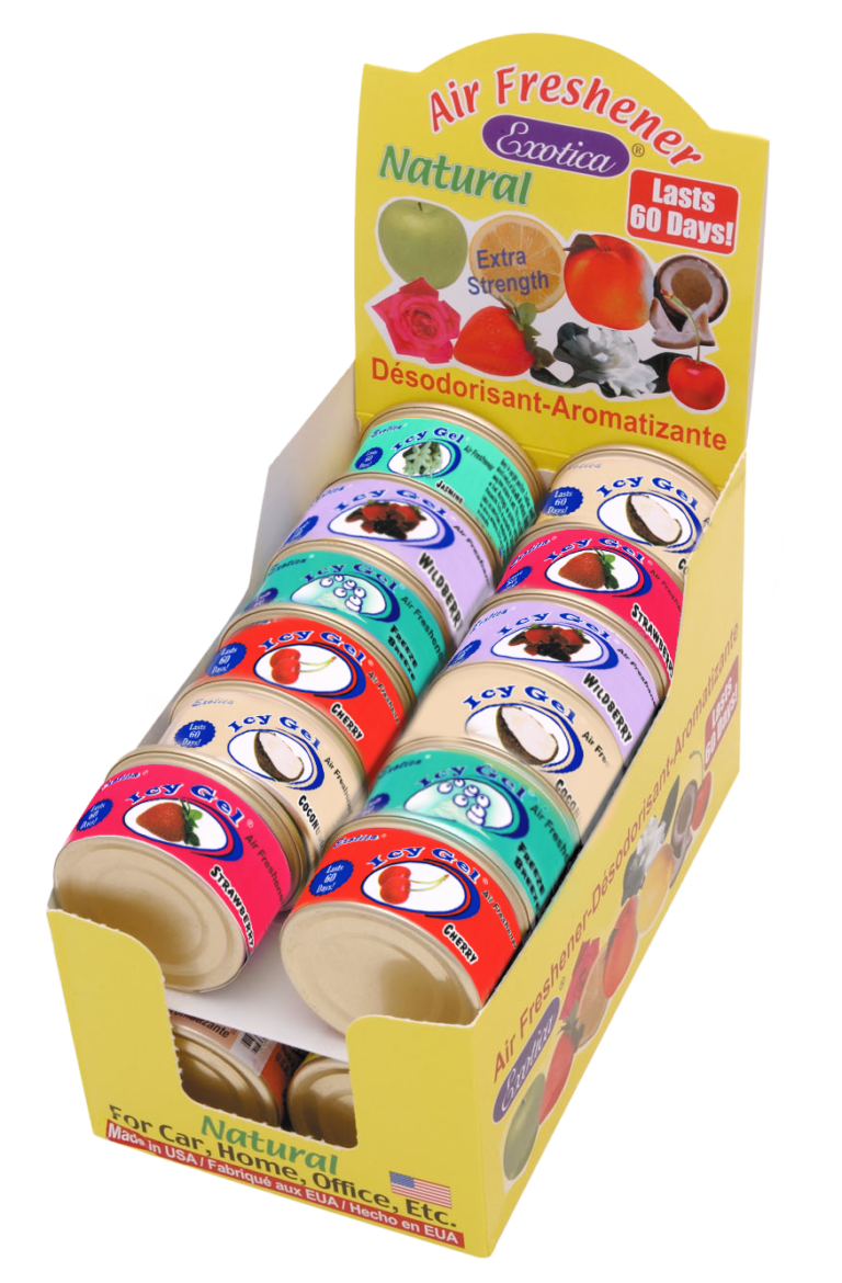 Icy Gel — 24-Can Counter Display