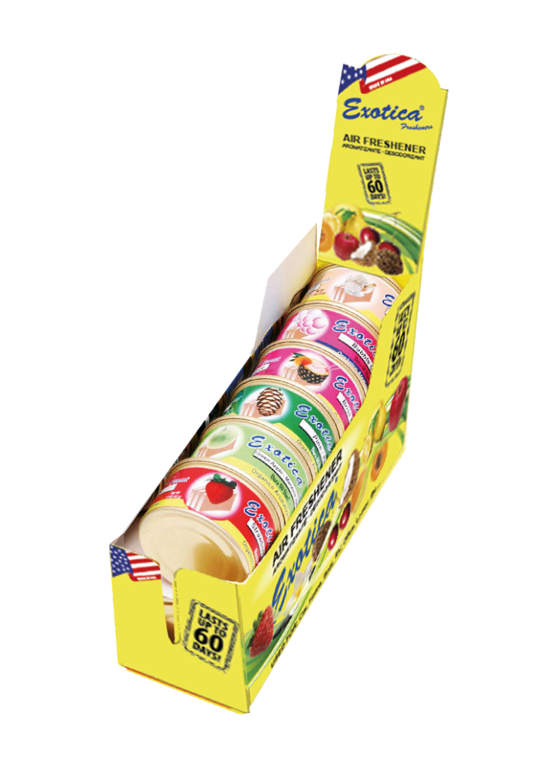 Exotica Scent Organic — 12-Can Mixed Display