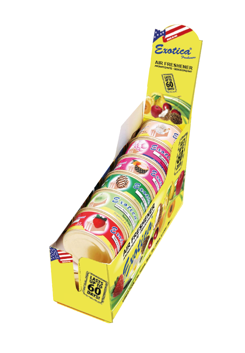 Exotica Scent Organic β 12-Can Mixed Display