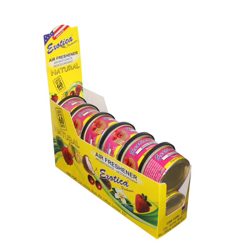 Exotica Scent Organic — 12-Can Clip Strip