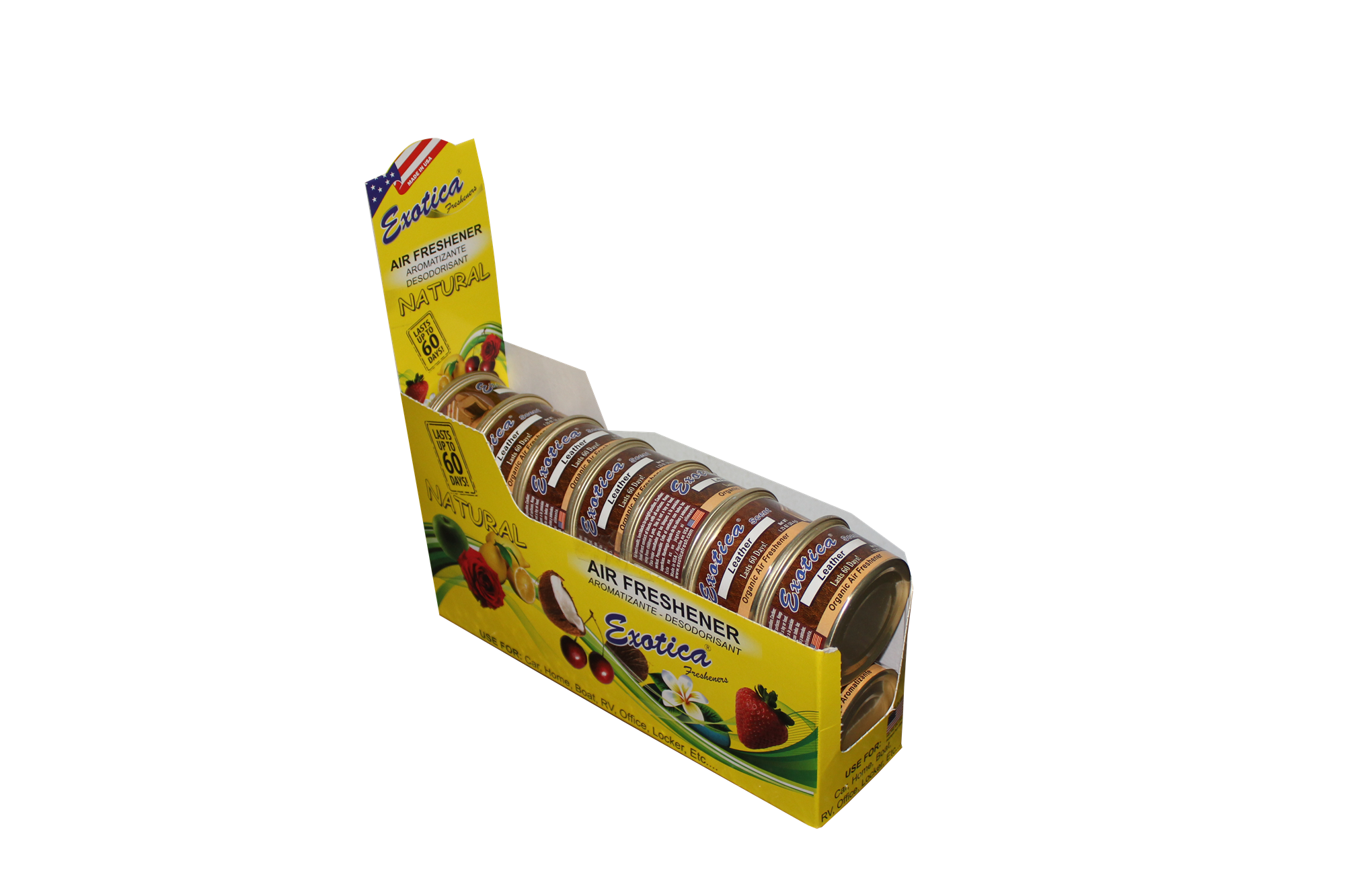Exotica Scent Organic β 14-Can Counter Display