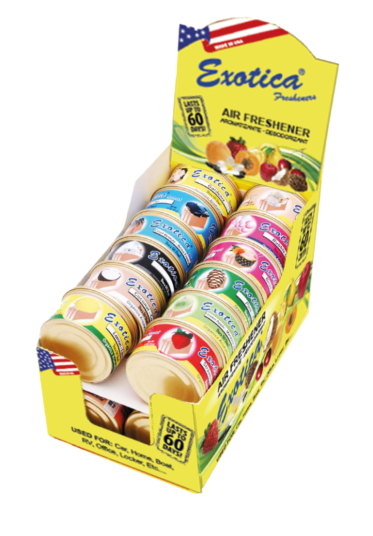 Exotica Scent Organic — 24-Can Mixed Display