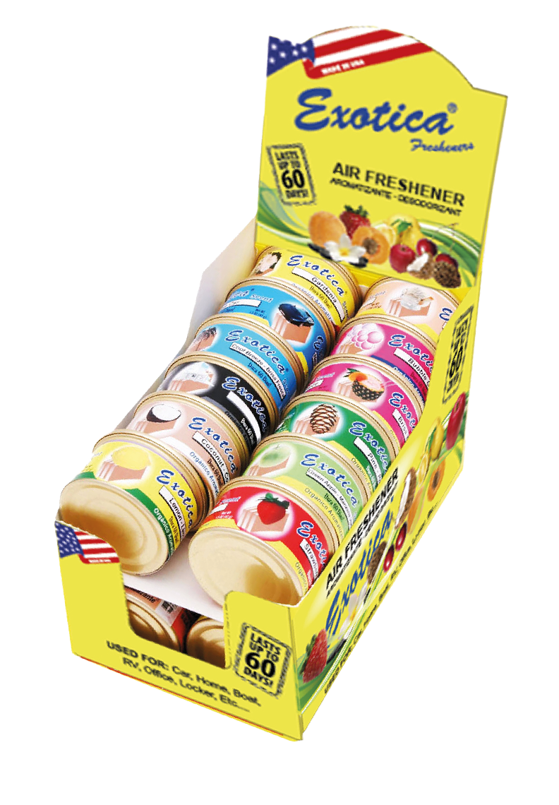 Exotica Scent Organic β 24-Can Mixed Display