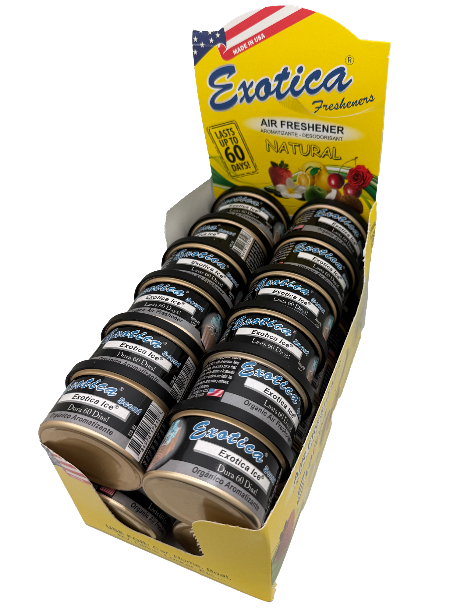 Exotica Scent Organic β 24-Can Floor Display