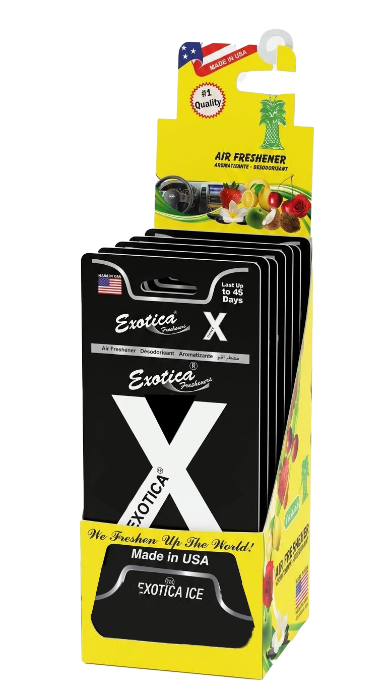 Xotica Carded — 24-Piece Counter Display